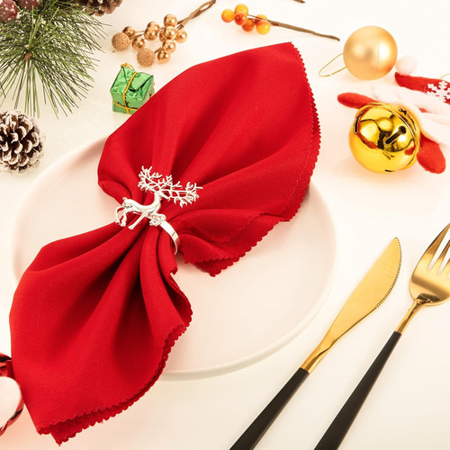 Servilleteros De Navidad, Servilleteros De Ciervo Para Cenas