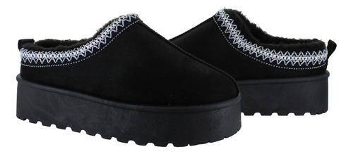 Furor Pantufla Sueco Peluche Afelpada Invierno Mujer 91420