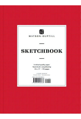Large Sketchbook (ruby Red), De Watson-guptill. Editorial Watson Guptill Publications, Tapa Dura En Inglés