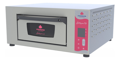 Horno Electrico Industrial Pizza Pan Digital Progas Prart-40 Color Gris