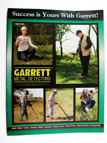 Catálogo Garrett Detector De Metales Tesoros 2010
