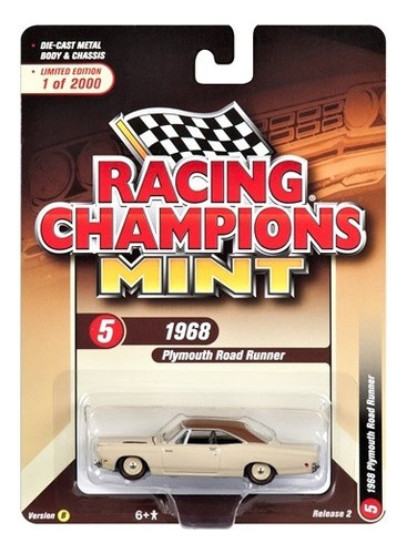 Plymouth Road Runner 1968  Clasico - B Racing Champions 1/64
