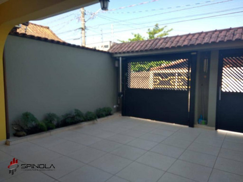 Imagem 5 de 30 de Sobrado Com 4 Dormitórios À Venda, 213 M² Por R$ 880.000,00 - Vila Tupi - Praia Grande/sp - So0079