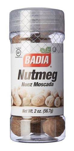  Nuez Moscada X 56,7 Gr Badia - Especias Premium Sin Tacc