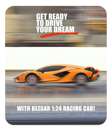 Bezgar Rc Car - 1:14 Lambo Sian Fkp 37 Coche De Juguete De Carreras Deportivo Eléctrico Con Puertas Que Se Abren, Serie De Coches Rc Autorizados De 2,4 Ghz, Regalo Navideño Creativo Para Niños Y Niñas