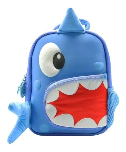 Mochila Infantil Jardin Funnyland Cresko Tiburón Mar Shark