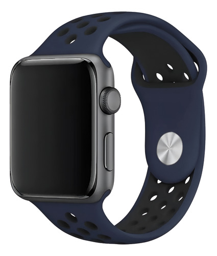 Pulseira Com Furos Compatível Com Apple Watch E Iwo