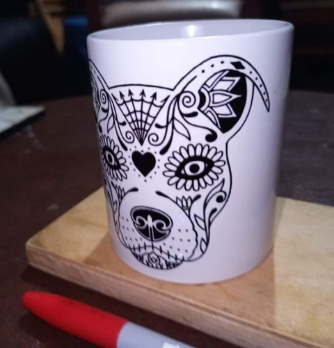 Perro Alebrije Taza Para Colorear Hitchdigital