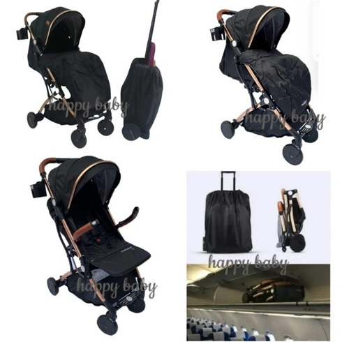Imagen 2 de 10 de Coche Paseador Para Bebe Tipo Maleta + Toldillo
