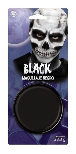Maquillaje De Pasta Negro Para Halloween Fiesta Horror