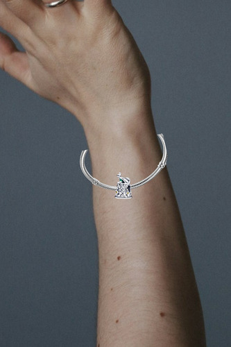 Dije Charm Campanita Hada Peter Pan Cadena Collares Plata Plateado