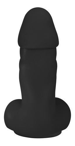 Succupira, pene grande para escroto y ventosa, 20,5 x 6,5 cm, color negro