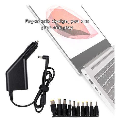 Cargador De Auto Universal 90w Para Notebook, 10 Piezas.