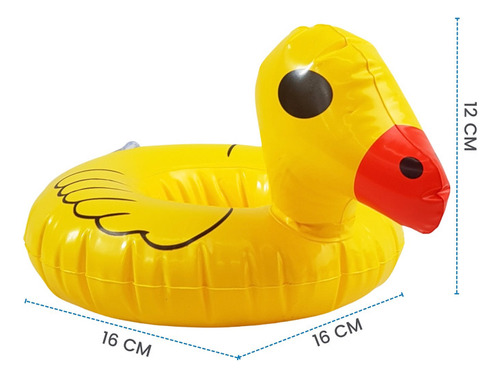 Portavasos Inflable 12 Para Piscina Surtidos Soporte Color Multicolor