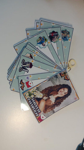 Tablas De Multiplicar Personajes Llavero Plastificadas