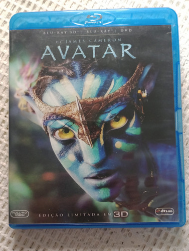 Blu-ray Avatar 3d Original (não Acompanha Dvd)ótimo Estado. (Usado)