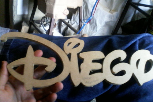 Diego Nombre En Madera - Letras En Mdf