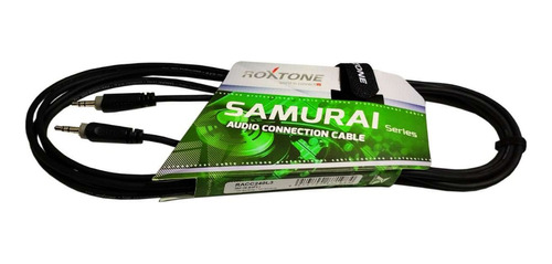 Cable Auxiliar Audio Sonido 3.5mm Plug Roxtone 3 Metros