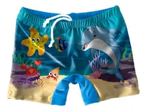Comprar Boxer Bañador Natacion Niño Peces Mar Animales Delfin