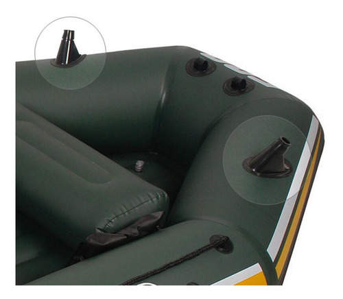 Imagen 7 de 10 de 2x Bote Inflable Para Bote De Pesca, Soporte Para Caña De