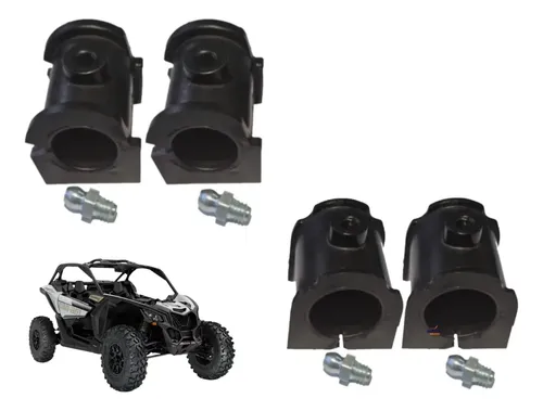 Barras Estabilizadoras Y Eslabones De Aluminio Anodizado Negro Para Can-Am Ryker 600 Y 900 - Mejora La Estabilidad, Marca T-Rex, Sin Garantía
