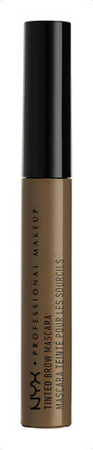 Gel Para Cejas Nyx Professional Tinted Brow Mascara 6.2 Gr Talle - Color Brunette