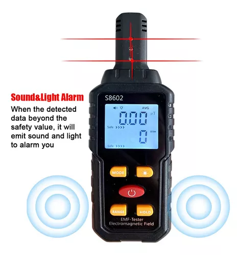 Medidor Detector De Radiacion Electromagnetica Dosimetro Con Pantalla  Efectivo !