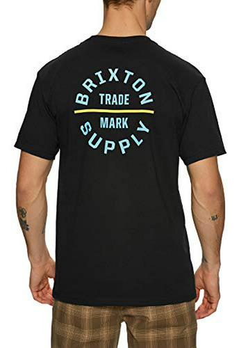 Playeras Para Hombre - Camiseta Brixton Ss Oath V Std Para H