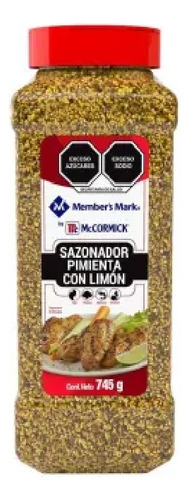 Sazonador Member's Mark By Mccormick Pimienta C/limón 745g
