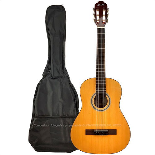 Imagen 1 de 10 de Guitarra Criolla Colores Funda Pua Mediana 3/4 Niño Garantia