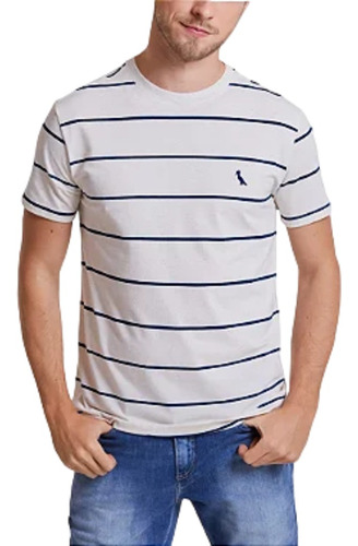 Camiseta Masculina Reserva Camisa Listrada  Linho Original