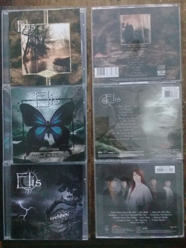 3x Cd (vg+/nm) Elis Grifshire Gods Silence Dark Clouds Ed Br