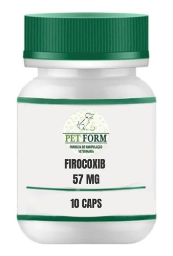 Firocoxib 57 Mg Pote 10 Cápsulas - Uso Veterinário