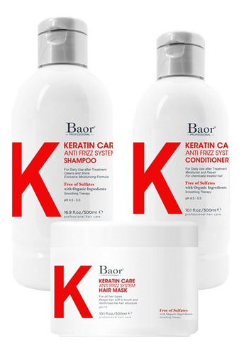 Imagen 1 de 1 de Baor K Trio Keratin Care