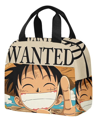 Lancheira One Piece Anime Kids Lancheiras Com Recipientes