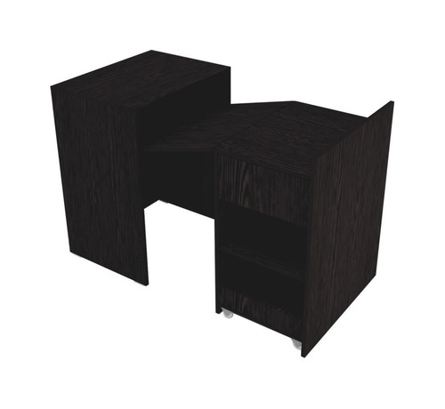 Imagen 2 de 2 de Escritorio Corsa 5004 mdf, mdp, melamina, pvc de 140cm x 76cm x 45cm wengue