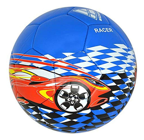 Vizari Sport Usa Racer - Balón De Fútbol Talla 3 Color Azul/rojo