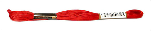 Caja 12 Pzs Hilo Algodón Egipcio Giza Anchor Vela Coats Color 9046 Rojo Medio