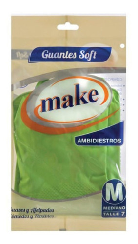 Guante Afelpado Soft Mediano Make(6521)