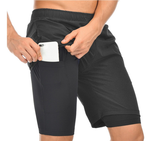 Bañador Elástico Para Hombre Pantalones Cortos De Playa De