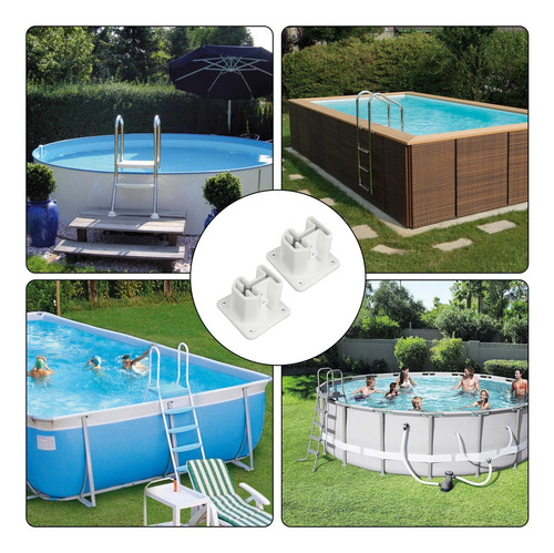 Soporte De Escalera Para Piscina Instalación En Cubierta Bri