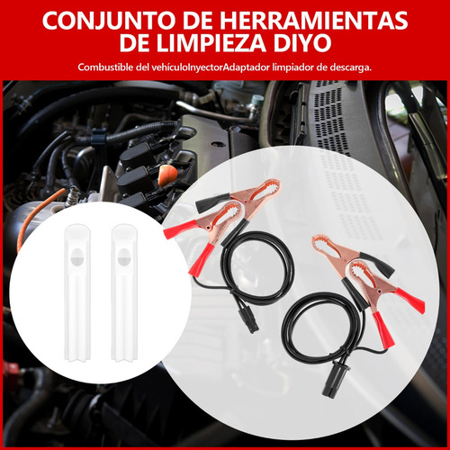 W Kit De Limpieza Inyectores Adaptador Portátil Universal