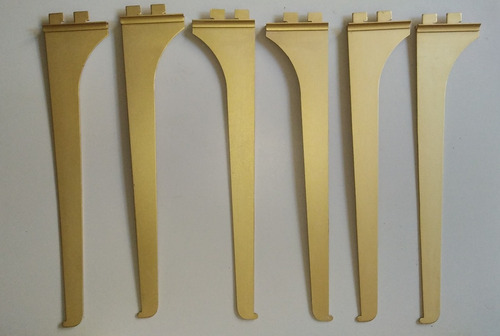 Pie De Amigo Para Cremallera Aluminio Dorado (Usado)