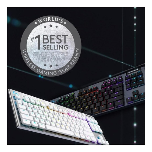 Alambre Táctil Blanco Logitech G915 Tkl Sin Llave A La Veloc