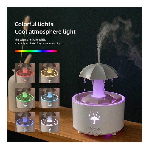 Humidificador Con Forma De Gota De Lluvia Y Control Remoto