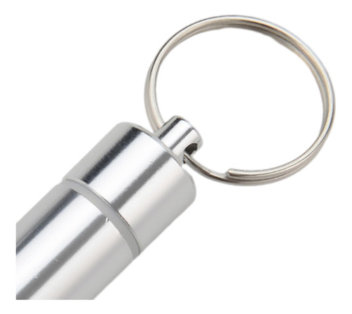 Chaveiro Portátil Com Caixa De Comprimidos, Garrafa De