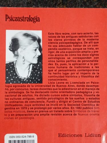 Imagen 2 de 5 de Psicoastrologia * Lic. Licia Leone * Lidiun *
