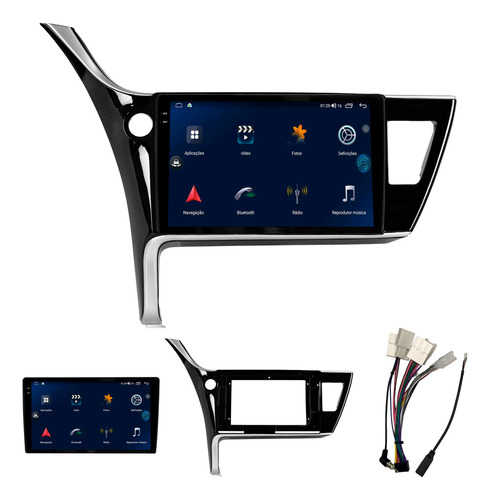 Multimídia Aikon Próton G3 Corolla 17 A 19 8+128gb Octa 10p