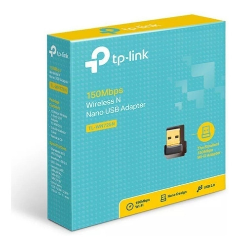 Adaptador Usb Nano Inalámbrico N 150mbps - Tp-link Wn725