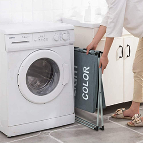 Anna Tosani Cesta Para Ropa Plegable Con 3 Compartimentos